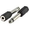 Adattatore jack mono da jack femmina 3,5 mm a maschio mono 6,3 mm